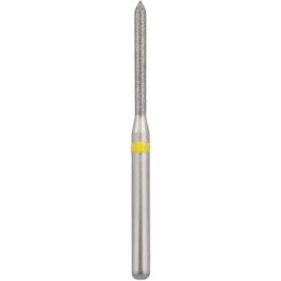 Бор алмазный 886-012SF-FG (1шт) форма цилиндр острый, мелкое зерно, NTI