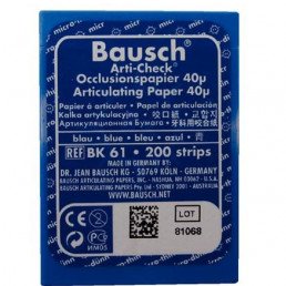 Копирка бумага BAUSCH 40мик. ВК61 прямая синяя (200листов)