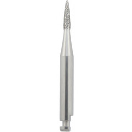 Бор алмазный 860-012M-RA (1шт) форма пламевидный, среднее зерно, NTI