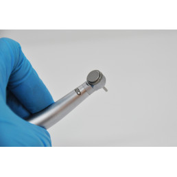 Наконечник турбинный HELICA с мини головкой, кнопочный, c подсветкой, 1-точечный спрей, 4-канальный