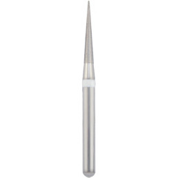 Бор алмазный 858-014UF-FG (1шт) форма конус, остроконечный, мелкое зерно, NTI