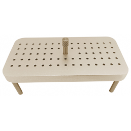 Эндобокс металл, автоклавир., Синий, 72 отверстия, Jaan