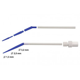 Слюноотсосы, стерильные хирургические (переходник макси и мини) 20шт/уп Кристидент