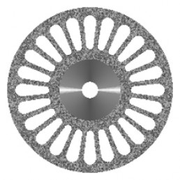 Диск отрезной алмазный "24 прорези" (22 мм, крупнозернистый) 1 шт. Агри