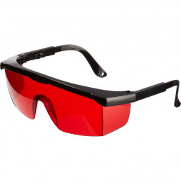 Очки защитные (красные) (цветная оправа)