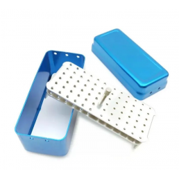 Эндобокс металл, автоклавир., 36 файлов+ 36 FG, СИНИЙ