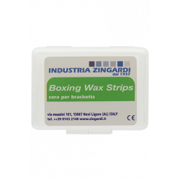 Воск ортодонтический (7 полосок) для адаптации слизистой оболочки к брекет-системе, L'industria Zingardi 