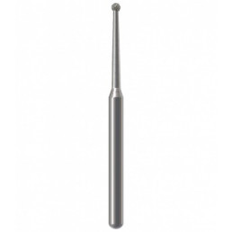 Бор алмазный 801L-010M-FG (1шт) форма шаровидный длинный, среднее зерно, NTI