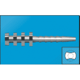 Штифты титановые анкерные с плоской коронковой частью Икадент IKT-GF25-V (24 шт)