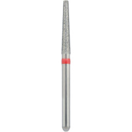 Бор алмазный 848-018F-FG (1шт) форма конус плоский, мелкое зерно, NTI