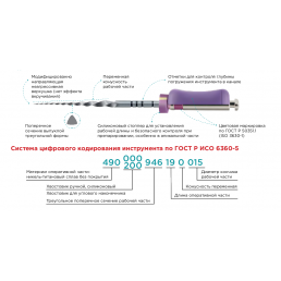 РМ-файл ручной 31мм ассорти SX-F3 (6 шт/уп) РусМед