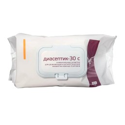 Салфетки дезинф. Диасептик-30 С (Пачка) 120шт Интерсэн-плюс