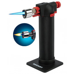 Горелка газовая с пьезоподжигом, GT29, 2 режима, без газа, высота 15см(1шт) Rexant