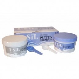 Айсил база (2*290мл) А-силиконовый оттиск. материал , Spident (I-SiL Putty Premium)