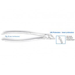 11-8 Щипцы для удаления зубов нижние, премоляры