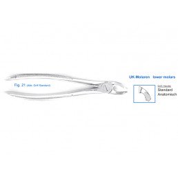 11-21 Щипцы для удаления зубов нижние, моляры