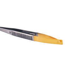 07-243 Иглодержатель микрохирургический прямой Castroviejo, 140 мм, карбид-вольфрамовые вставки (1шт) AGILE