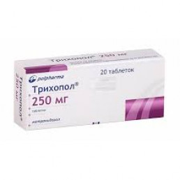 Трихопол табл. (250 мг) (20 шт) Польфарма АО