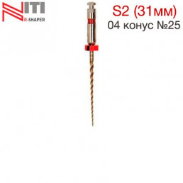 Р-Шейпер файл 31мм S2 .04 №25 (6 шт/уп) Goffshtein Dental Development (R-SHAPER) 