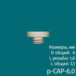 Винт-заглушка p-CAP-6.0 (1шт) CERERA 