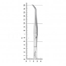 22-26 Пинцет College, 15,0см, усиленные ручки