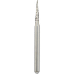 Бор алмазный 852-012M-FG (1шт) форма конус, остроконечный, среднее зерно, NTI