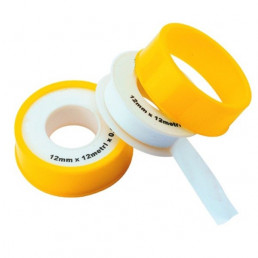 Фум лента Белая, матовая (12мм*10м) РемоКолор