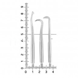 16-4A Коронкосниматель ручной nach Morell, с пружиной, односторонний, вкомплекте 3 насадки