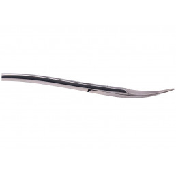 07-186 Ножницы хирургические двойной изгиб LaGrange, 115 мм, зубчатые, карбид-вольфрамовая вставка (1шт) AGILE