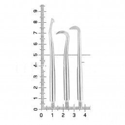 16-4A Коронкосниматель ручной nach Morell, с пружиной, односторонний, вкомплекте 3 насадки