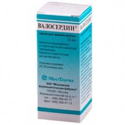 Валосердин, капли для приема внутрь (15 мл) МОСКОВСКАЯ ФФ