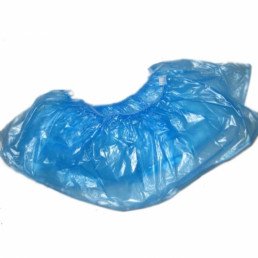 Бахилы 17микрон(3,6гр), 125пар, Голубые, Кристидент