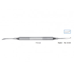 40-69 Микро-долото хирургическое двустороннее