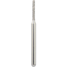 Бор алмазный 836KR-008M-FG (1шт) форма цилиндр круглый кант, среднее зерно, NTI