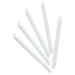 Пылесосы одноразовые нестерильные  БЕЛЫЕ (145мм, ø14мм) (уп 100шт) Dispodent