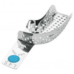 Ложка слеп. Желез, перф., половинка, без бортиков 2801-L4S(Правый верх-левый низ) (1шт) ASA Dental