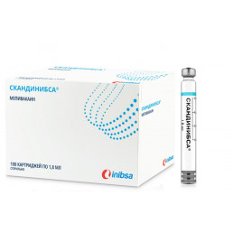 Скандинибса 3% (100карп) БЕЗ Адреналина  - карпульный анестетик INIBSA