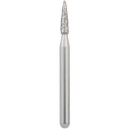 Бор алмазный 860-012M-FG (1шт) форма пламевидный, среднее зерно, NTI