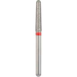 Бор алмазный 856L-018F-FG (1шт) форма конус круглый длинный, мелкое зерно, NTI