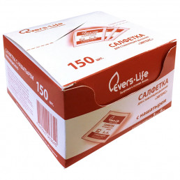 Салфетка с нашатырем для стимуляции дыхания Evers Life (3х6 см) (150 шт) Эвтекс