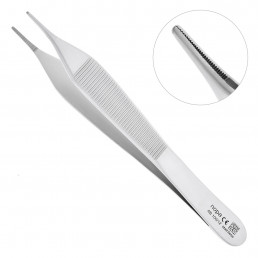 AB 100/12 Пинцет анатомический Adson, 12,0 см, NOPA