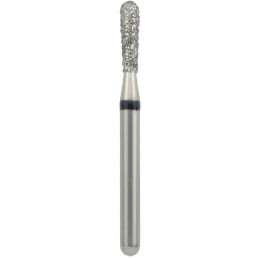 Бор алмазный 830L-014SC-FG (1шт) форма грушевидный длинный, крупное зерно, NTI