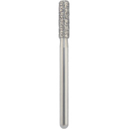 Бор алмазный 836KR-018M-FG (1шт) форма цилиндр круглый кант, среднее зерно, NTI