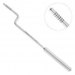 40-37 Остеотом изогнутый bajonett, 3,8 мм, выпуклый кончик, 6-8-10-12-14-16 мм