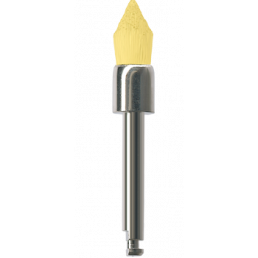 Щетка для полировки Prophylaxe P1476 КОНУС (Желтая-Твердая, RA) Нейлоновая (1 шт) NTI