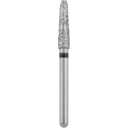 Бор алмазный 856-021SC-FG (1шт) форма конус круглый, крупное зерно, NTI