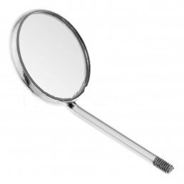 23-1 Зеркало стоматологическое №4, 22 мм, 12 штук в упаковке