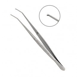 22-42 Пинцет микрохирургический изогнутый 180 мм, HLW