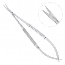 19-28 Ножницы хирургические изогнутые Castroviejo-Gomel, 140 мм