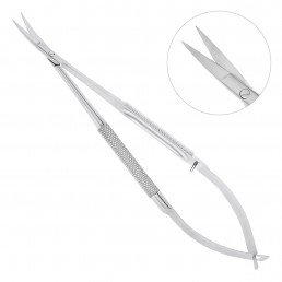 19-28 Ножницы хирургические изогнутые Castroviejo-Gomel, 140 мм